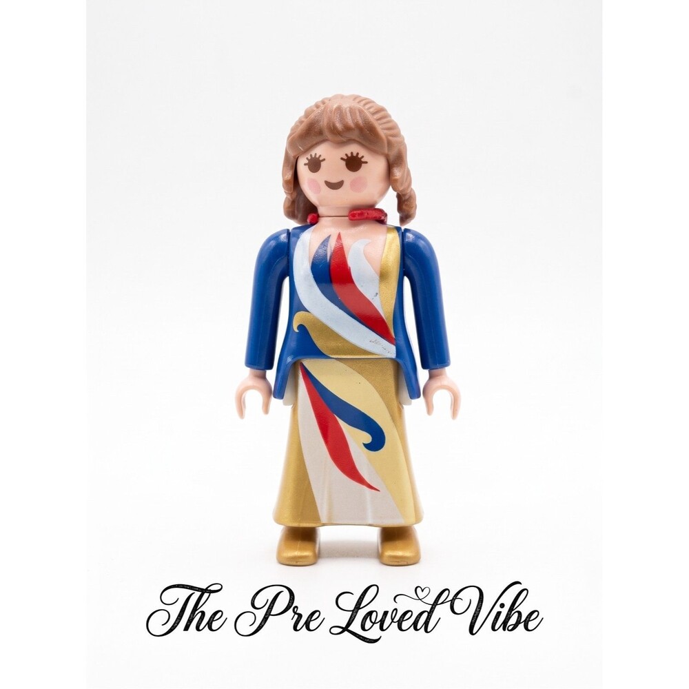 Playmobil Brown Hair Woman Figure